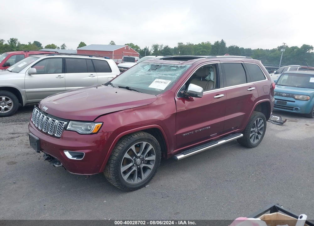 2018 JEEP GRAND CHEROKEE OVERLAND 4X4 VIN: 1C4RJFCT7JC175438