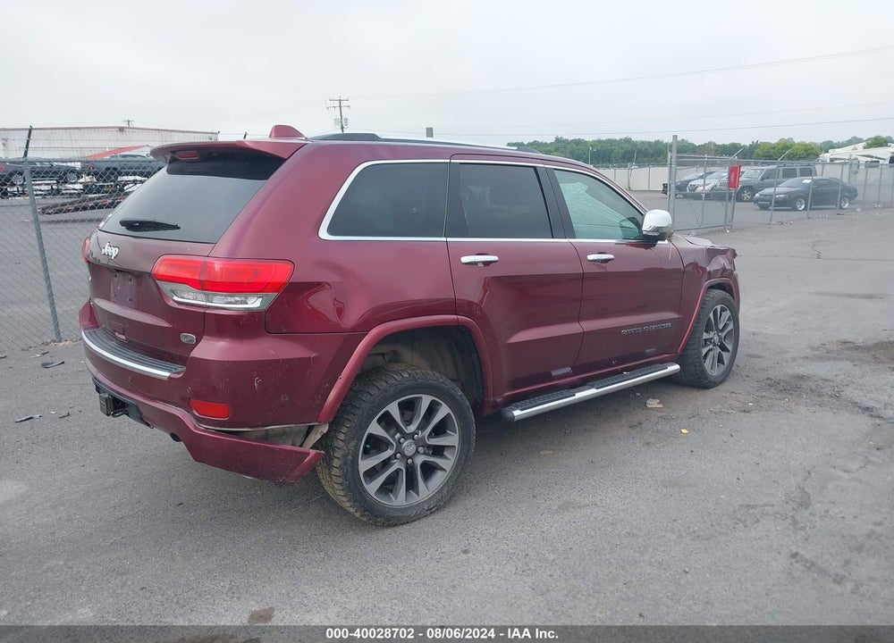 2018 JEEP GRAND CHEROKEE OVERLAND 4X4 VIN: 1C4RJFCT7JC175438