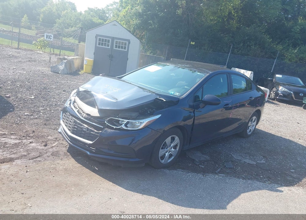 2016 CHEVROLET CRUZE LS AUTO VIN: 1G1BC5SM2G7247575