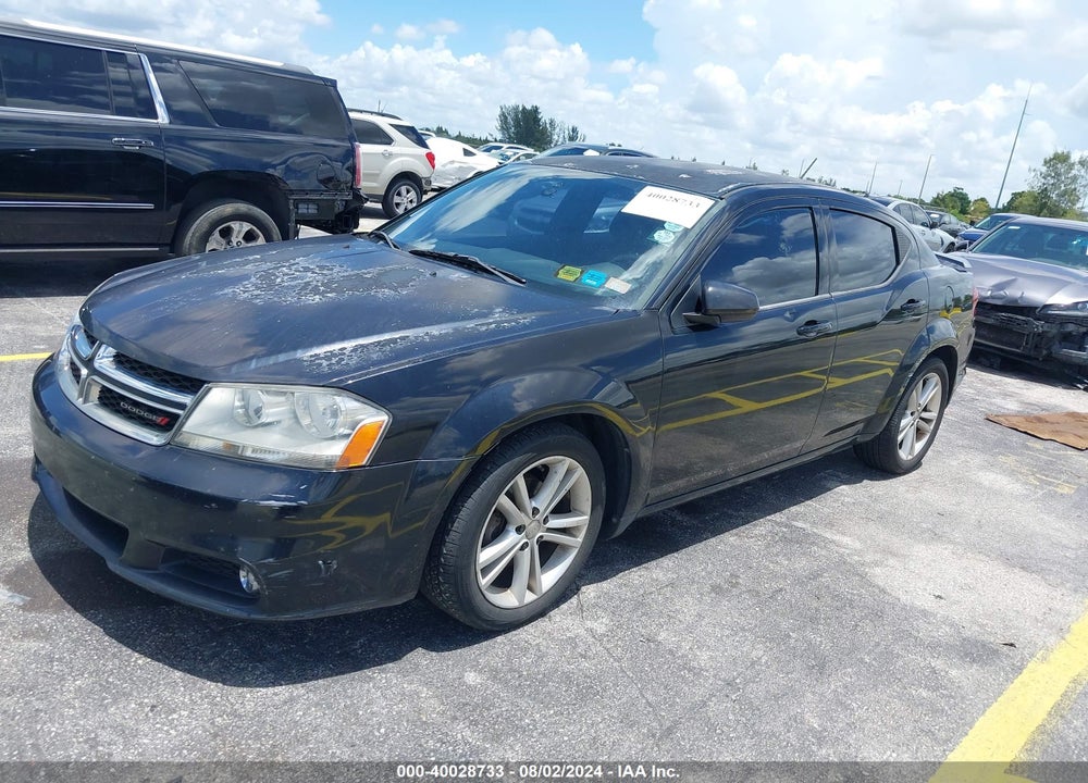 2012 DODGE AVENGER SXT PLUS VIN: 1C3CDZEG6CN312668