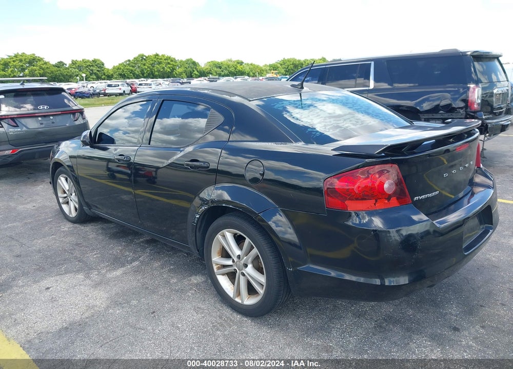2012 DODGE AVENGER SXT PLUS VIN: 1C3CDZEG6CN312668