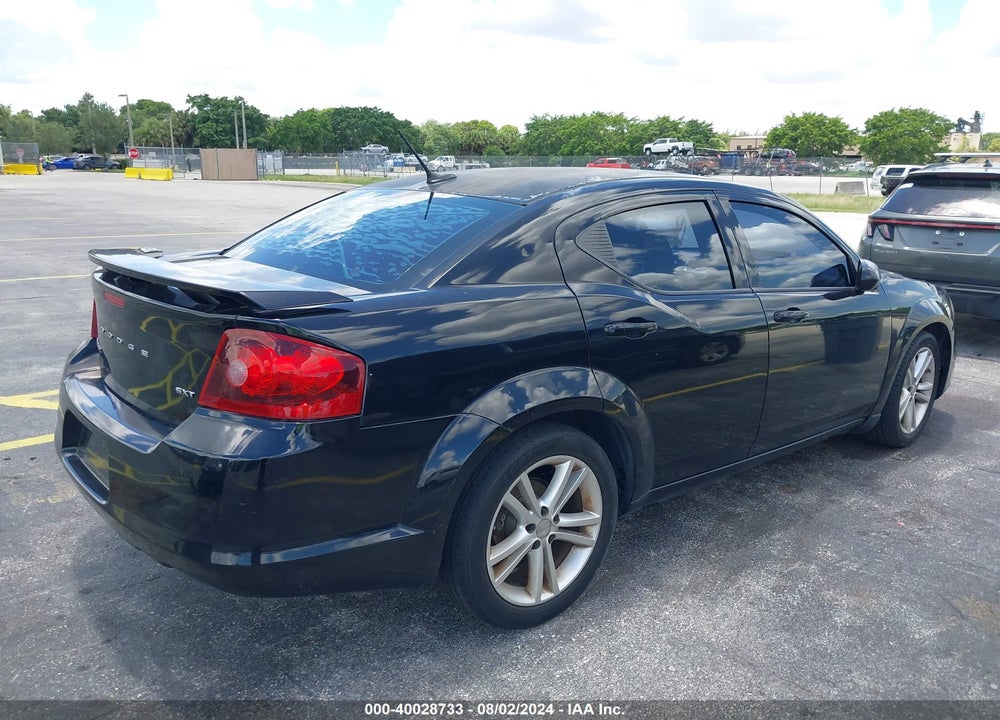 2012 DODGE AVENGER SXT PLUS VIN: 1C3CDZEG6CN312668