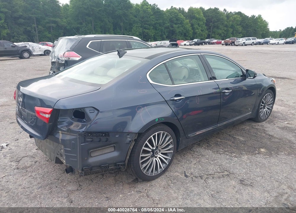 2014 KIA CADENZA PREMIUM VIN: KNALN4D72E5138496