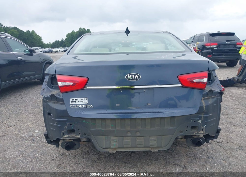 2014 KIA CADENZA PREMIUM VIN: KNALN4D72E5138496