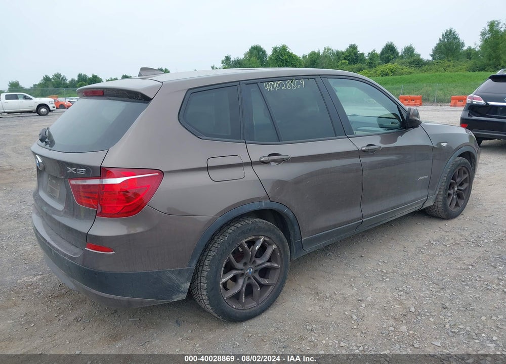 2013 BMW X3 XDRIVE35I VIN: 5UXWX7C50DL976630