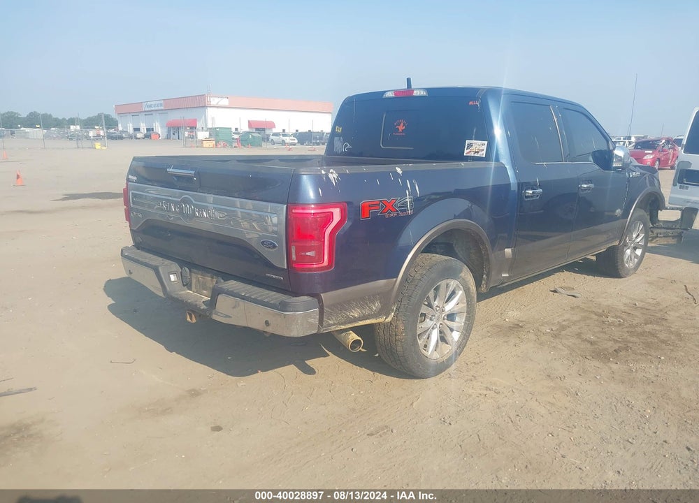 2015 FORD F-150 KING RANCH VIN: 1FTEW1EF2FFB23411