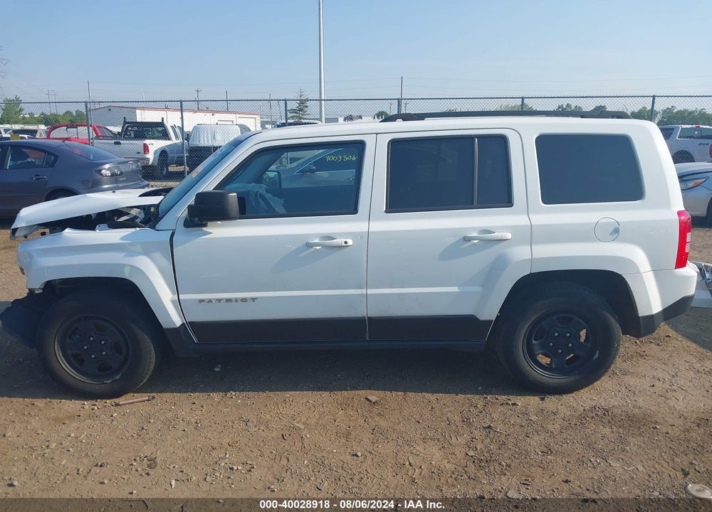 2017 JEEP PATRIOT SPORT FWD VIN: 1C4NJPBA7HD207622