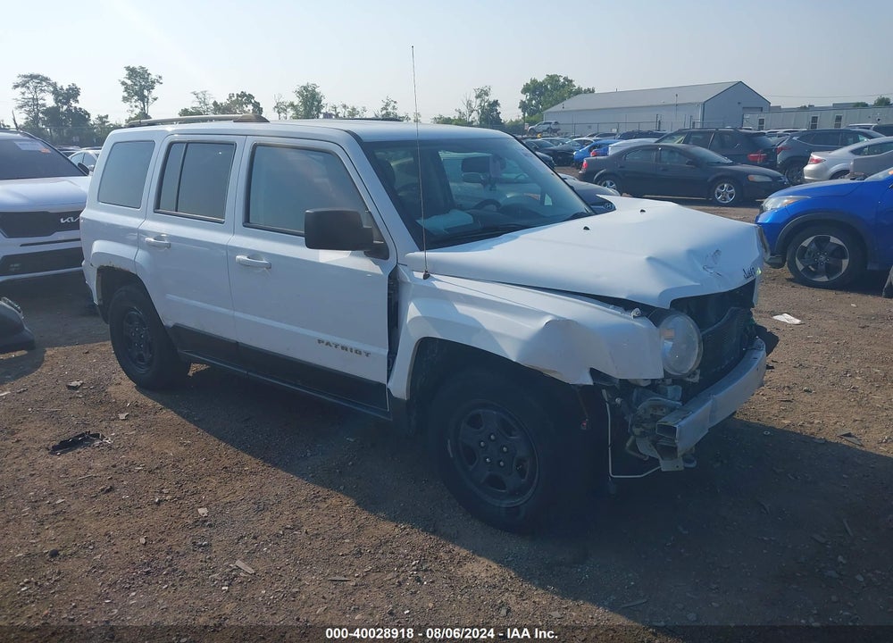 2017 JEEP PATRIOT SPORT FWD VIN: 1C4NJPBA7HD207622