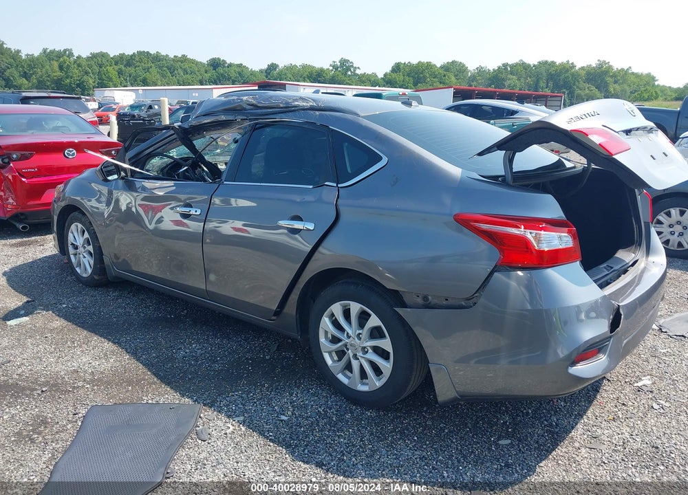 2018 NISSAN SENTRA SV VIN: 3N1AB7AP8JY313942