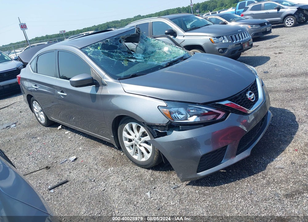 2018 NISSAN SENTRA SV VIN: 3N1AB7AP8JY313942