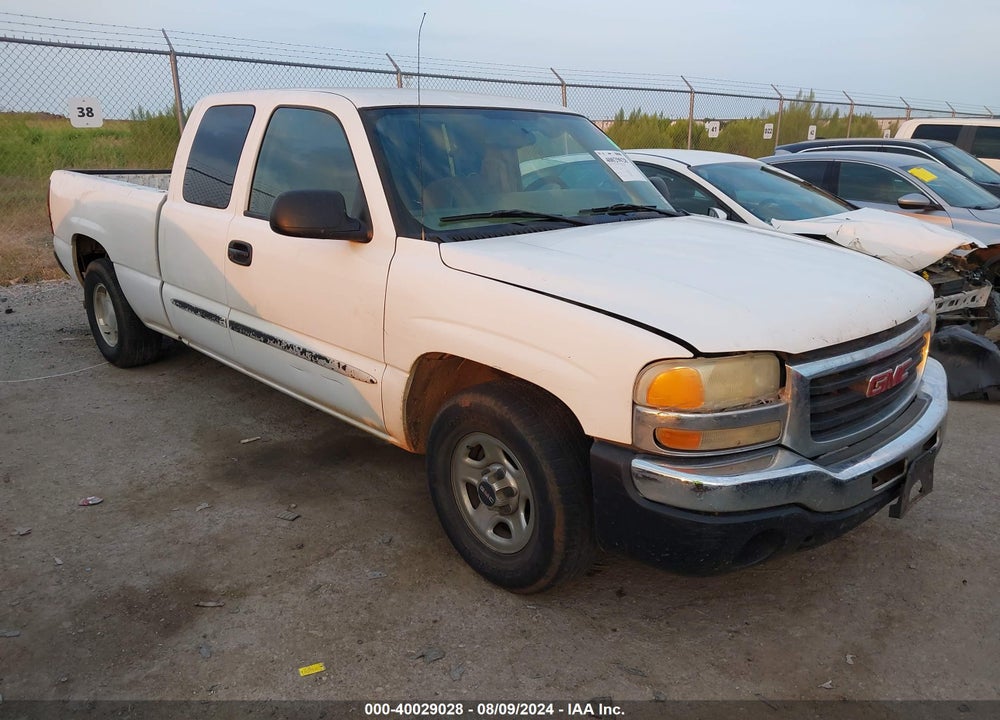 2004 GMC SIERRA 1500 VIN: 1GTEC19V54Z207132