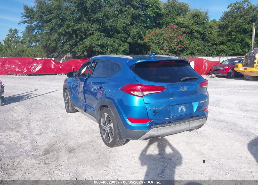 2017 HYUNDAI TUCSON LIMITED VIN: KM8J33A25HU531580
