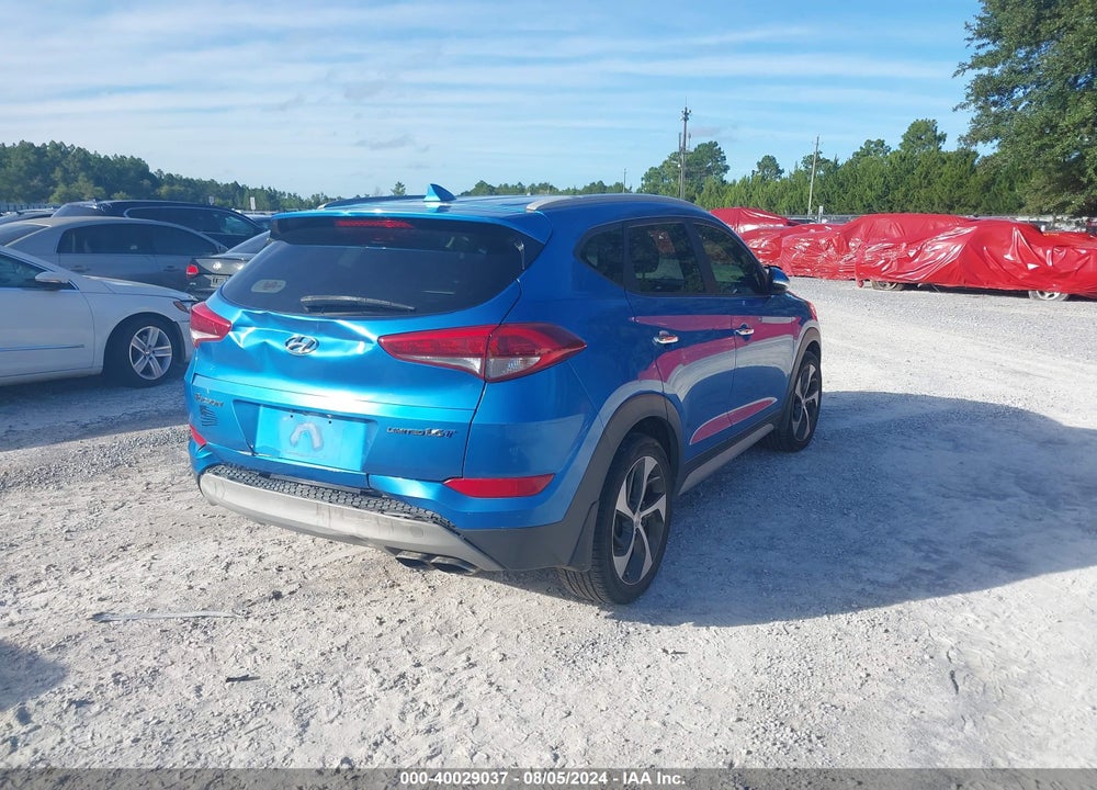 2017 HYUNDAI TUCSON LIMITED VIN: KM8J33A25HU531580