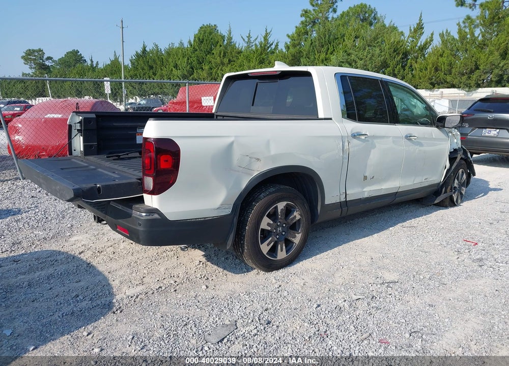 2019 HONDA RIDGELINE RTL-E VIN: 5FPYK3F76KB010854