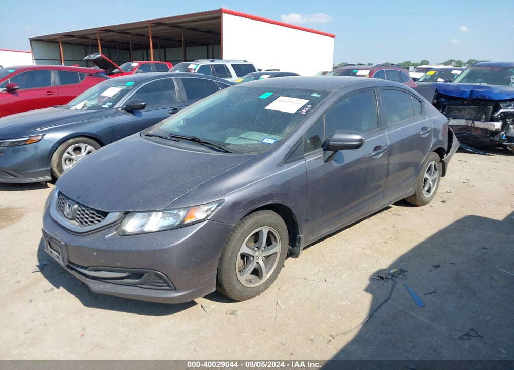2015 HONDA CIVIC SE VIN: 19XFB2F72FE108706