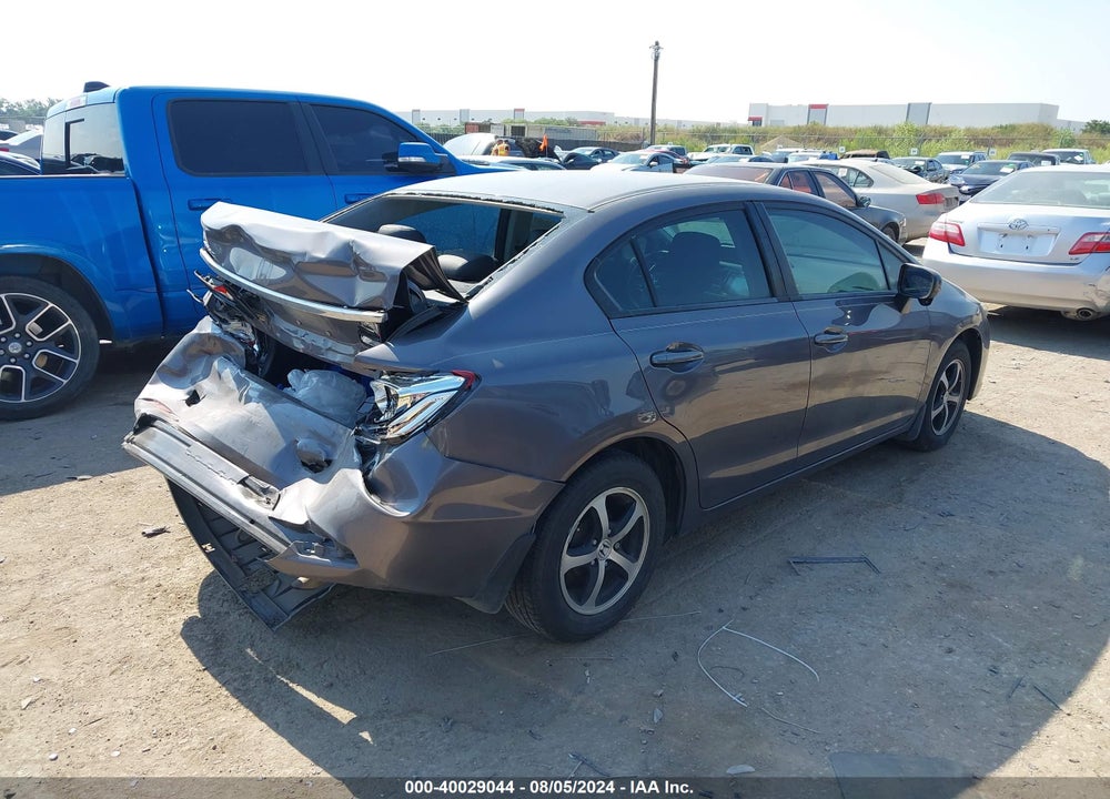 2015 HONDA CIVIC SE VIN: 19XFB2F72FE108706