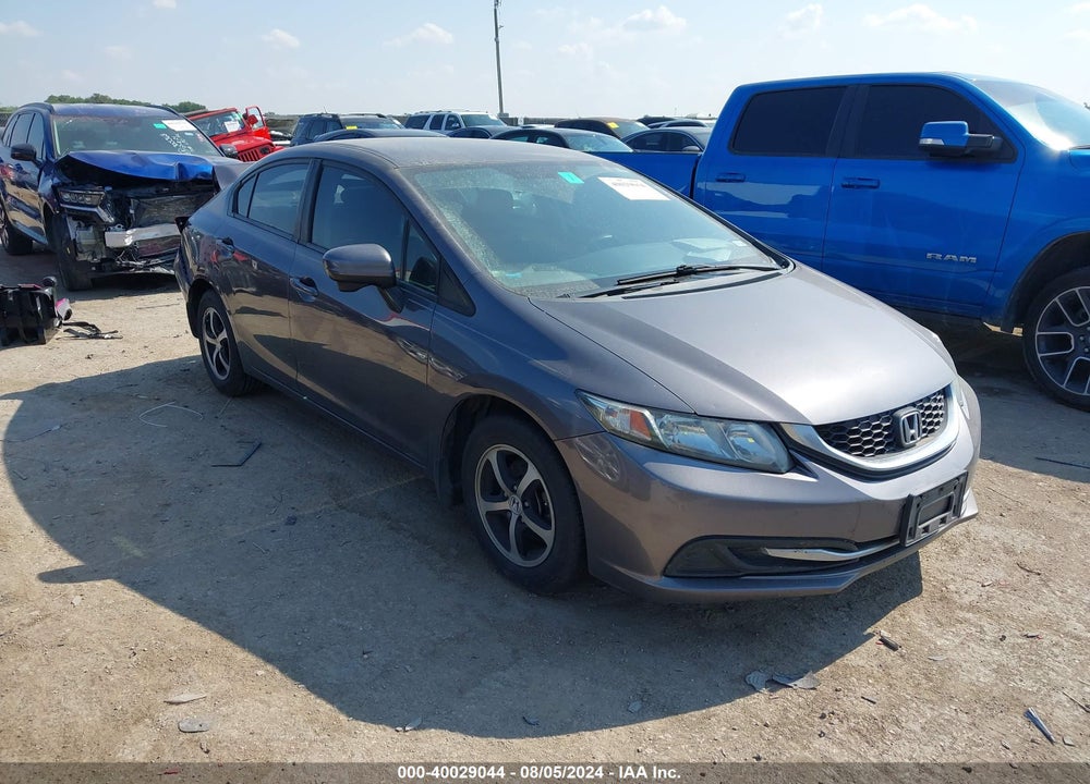 2015 HONDA CIVIC SE VIN: 19XFB2F72FE108706