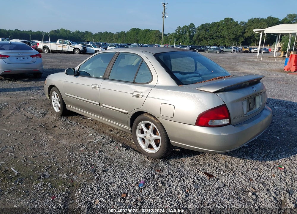 2001 NISSAN SENTRA SE- VIN: 3N1BB51D11L113237
