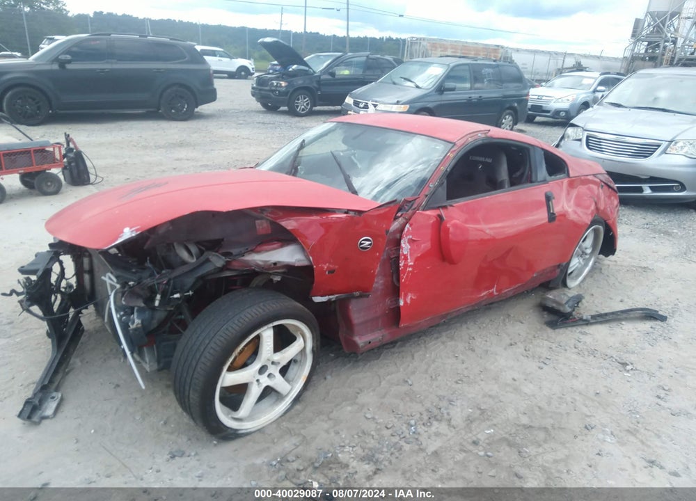 2004 NISSAN 350Z TRACK VIN: JN1AZ34E44T062641