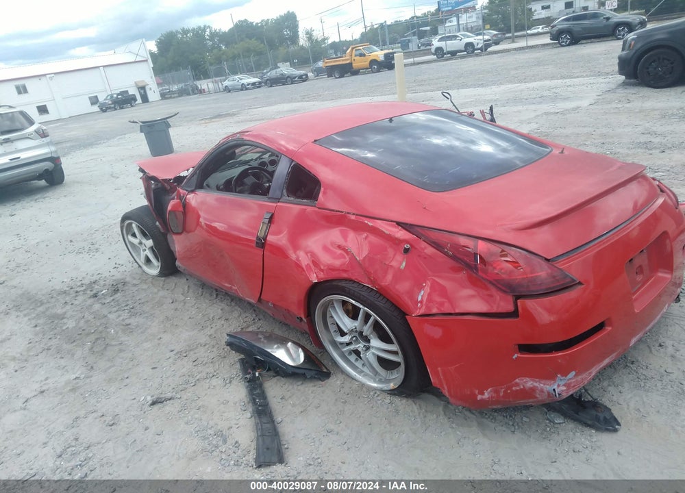 2004 NISSAN 350Z TRACK VIN: JN1AZ34E44T062641