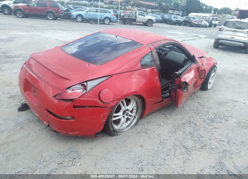2004 NISSAN 350Z TRACK VIN: JN1AZ34E44T062641