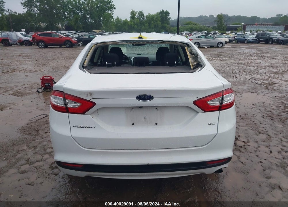2016 FORD FUSION SE VIN: 3FA6P0H77GR341709