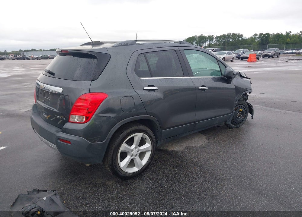 2016 CHEVROLET TRAX LTZ VIN: 3GNCJMSB4GL175453