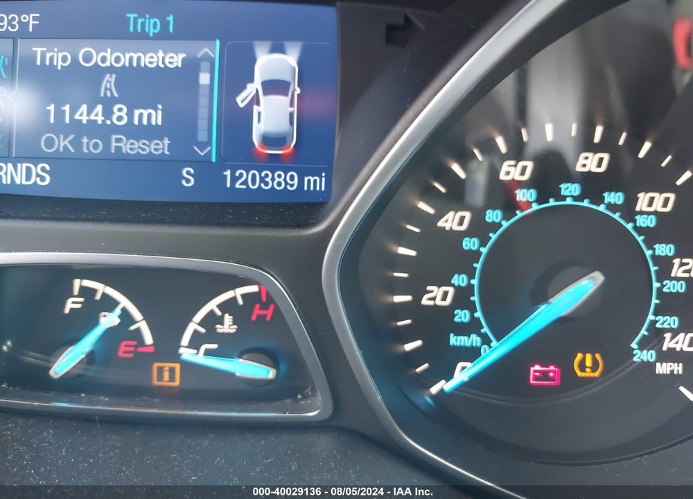2014 FORD ESCAPE S VIN: 1FMCU0F78EUD78133