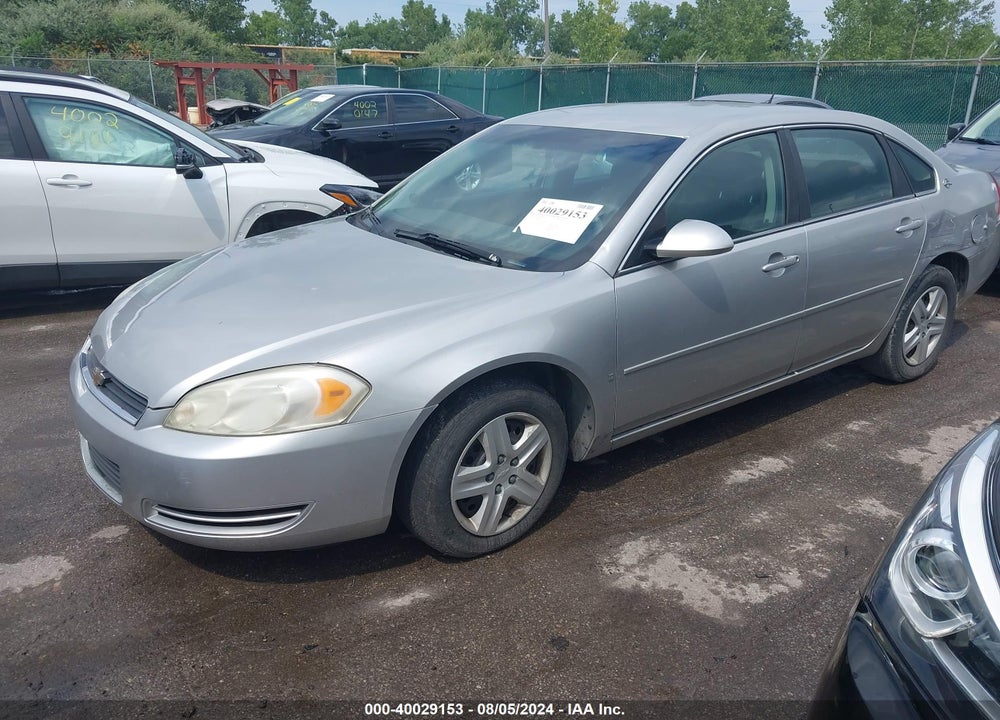 2006 CHEVROLET IMPALA LT VIN: 2G1WT58K569376611
