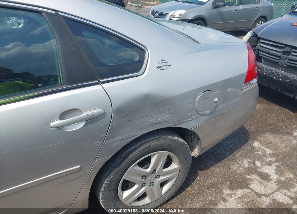 2006 CHEVROLET IMPALA LT VIN: 2G1WT58K569376611