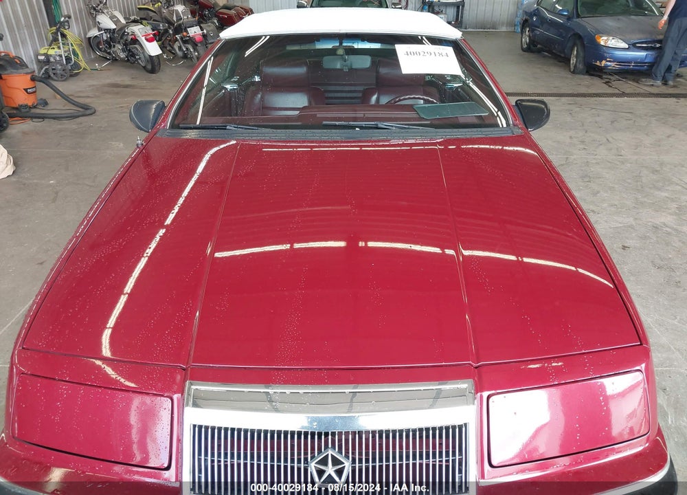 1989 CHRYSLER LEBARON VIN: 1C3XJ45K8KG213306