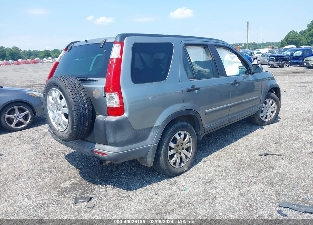 2006 HONDA CR-V EX VIN: SHSRD78806U446571