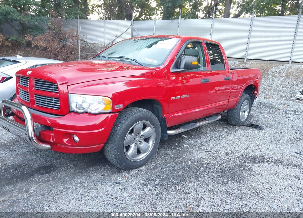 2005 DODGE RAM 1500 SLT/LARAMIE VIN: 1D7HU18D85S356363