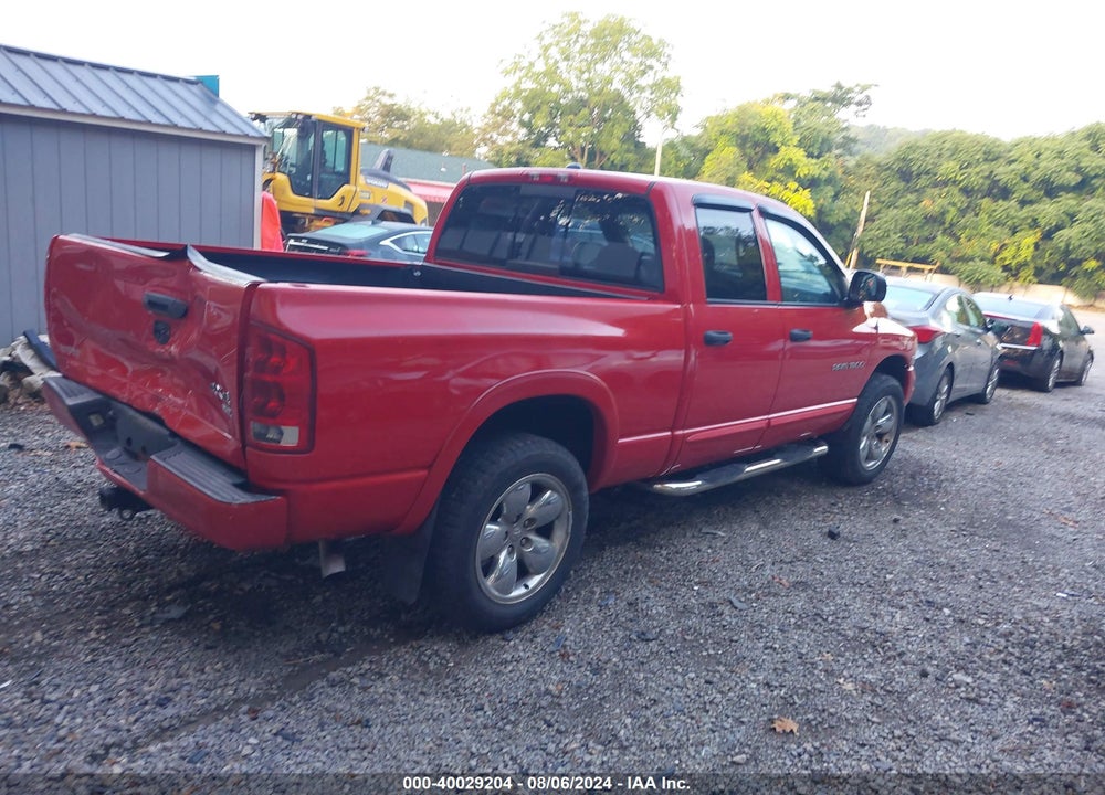 2005 DODGE RAM 1500 SLT/LARAMIE VIN: 1D7HU18D85S356363
