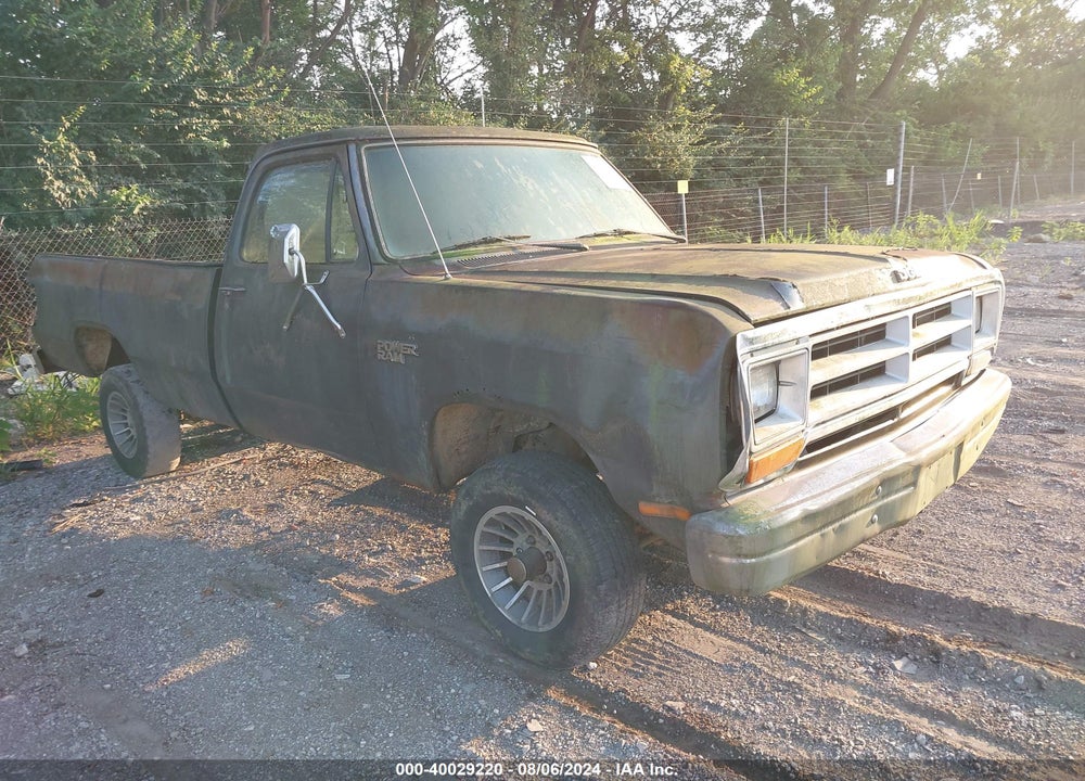 1986 DODGE W-SERIES W150 VIN: 1B7HW14T8GS063244