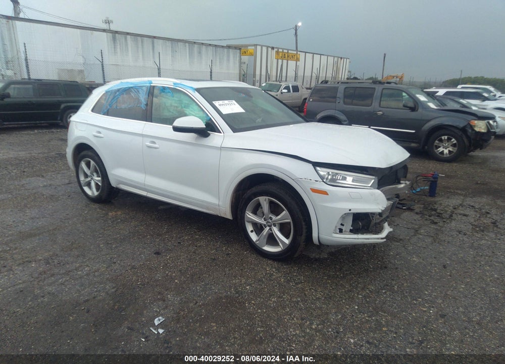 2020 AUDI Q5 PREMIUM 45 TFSI QUATTRO S TRONIC/TITANIUM PREMIUM 45 TFSI QUATTRO S TRONIC VIN: WA1ANAFY0L2036413