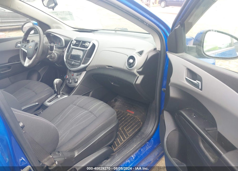 2019 CHEVROLET SONIC LT AUTO VIN: 1G1JD5SB1K4100231