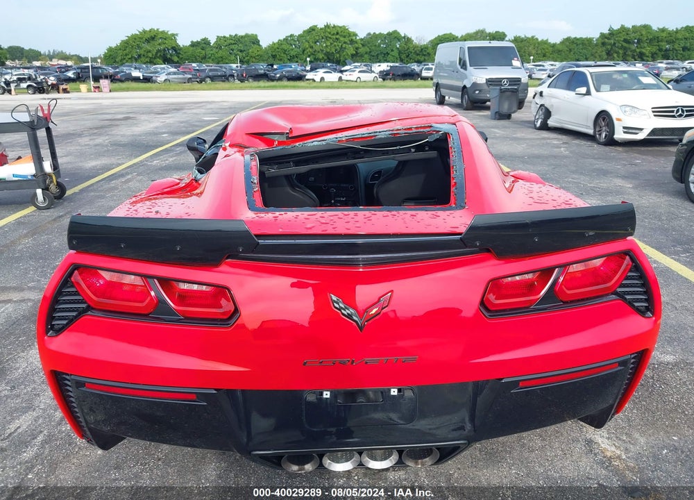 2017 CHEVROLET CORVETTE GRAND SPORT VIN: 1G1YW2D76H5117349