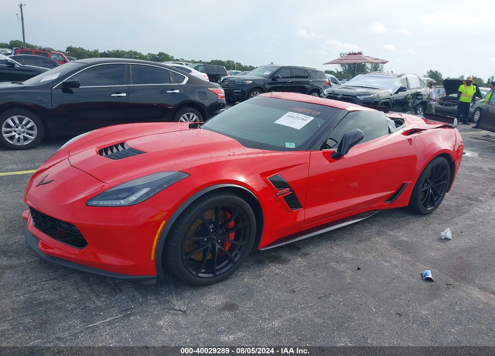 2017 CHEVROLET CORVETTE GRAND SPORT VIN: 1G1YW2D76H5117349