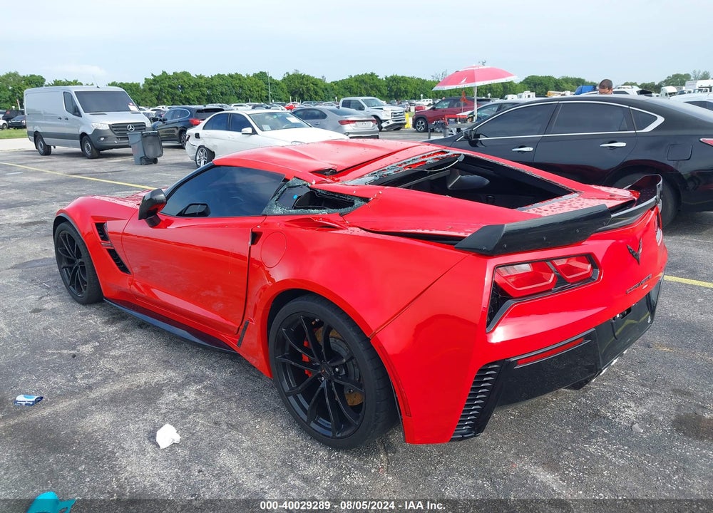 2017 CHEVROLET CORVETTE GRAND SPORT VIN: 1G1YW2D76H5117349