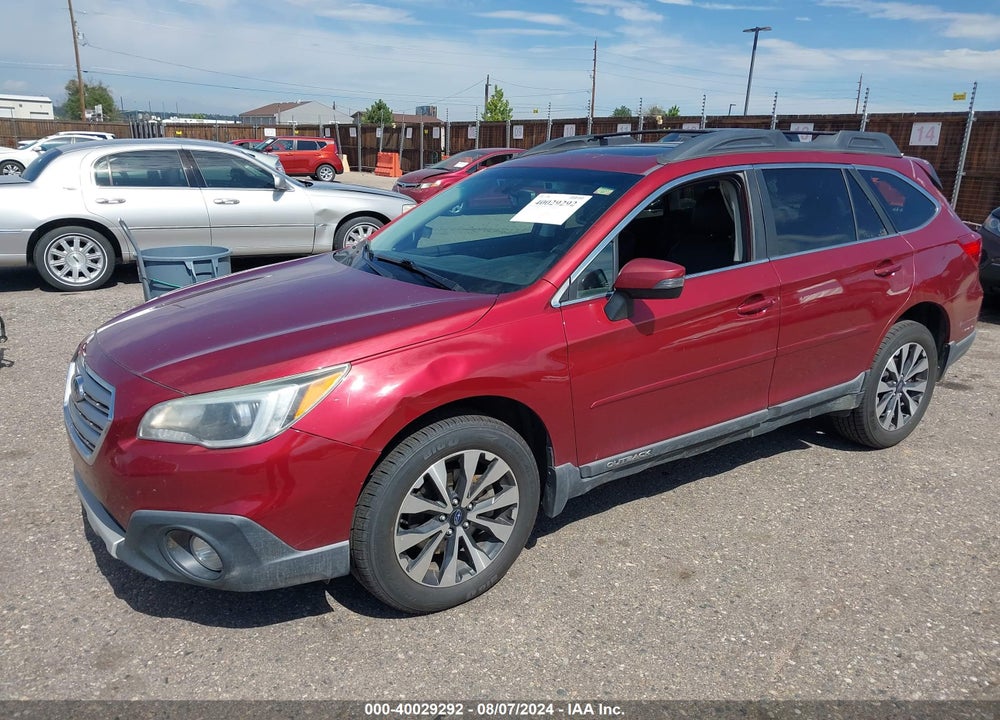 2015 SUBARU OUTBACK 2.5I LIMITED VIN: 4S4BSBNC5F3360837