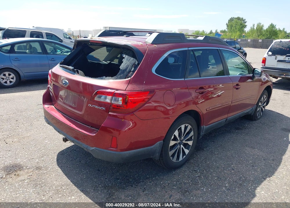 2015 SUBARU OUTBACK 2.5I LIMITED VIN: 4S4BSBNC5F3360837