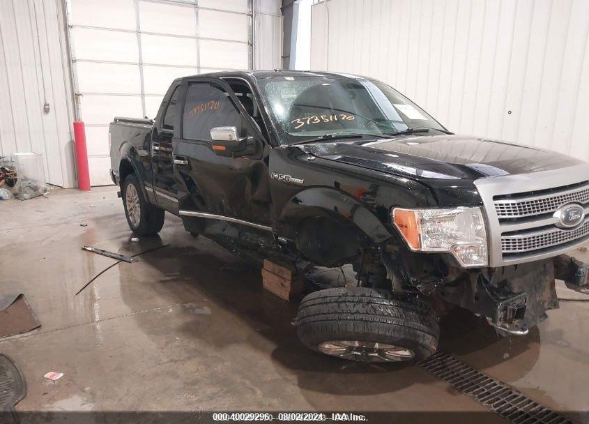 2011 FORD F-150 PLATINUM VIN: 1FTFW1EF9BFC77273