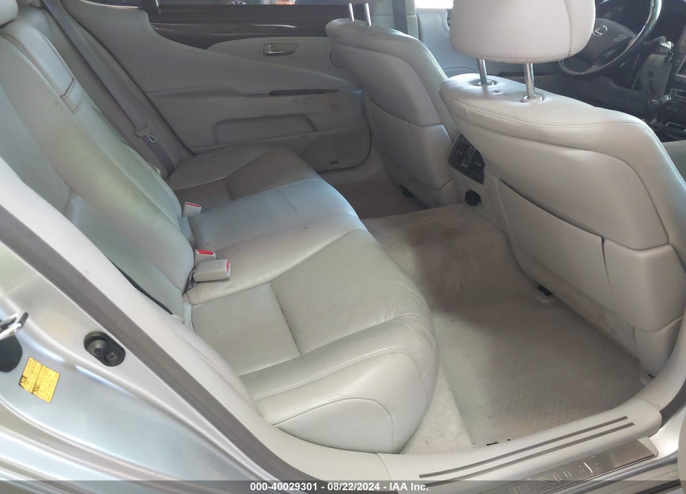 2012 LEXUS LS 460 L VIN: JTHDL5EFXC5004758