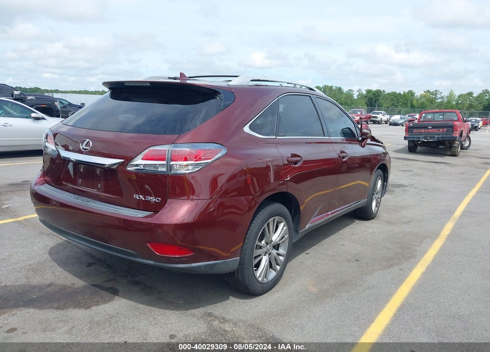 2013 LEXUS RX 350 VIN: 2T2ZK1BA3DC112750