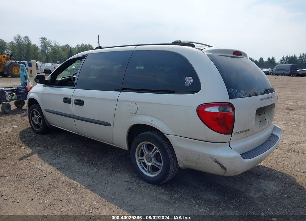 2004 DODGE GRAND CARAVAN SE VIN: 1D4GP24R24B506800