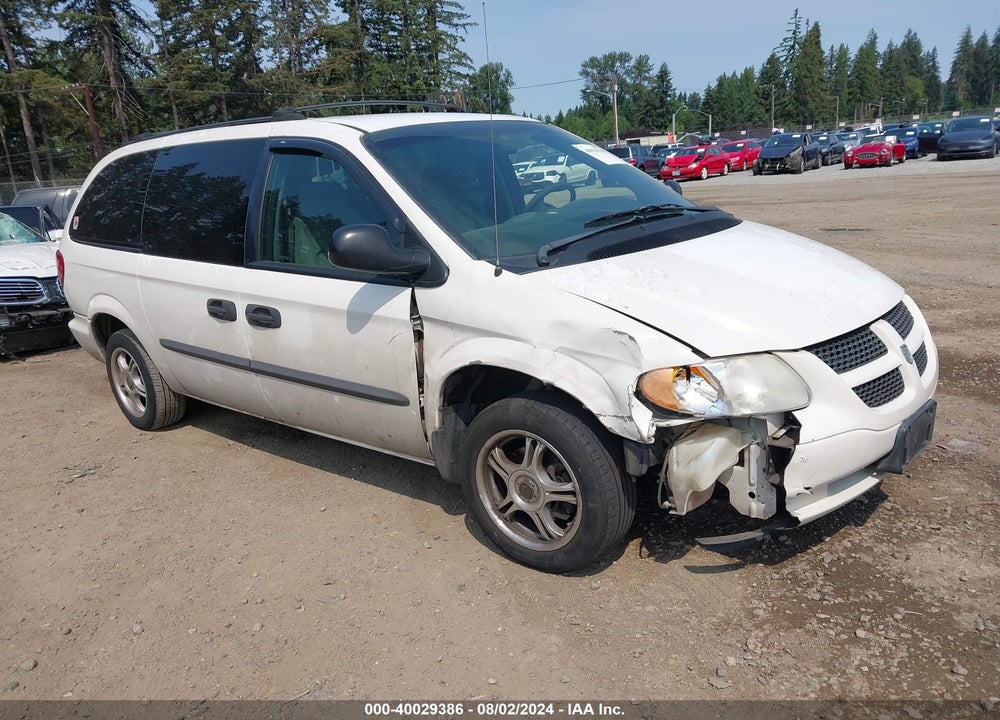 2004 DODGE GRAND CARAVAN SE VIN: 1D4GP24R24B506800