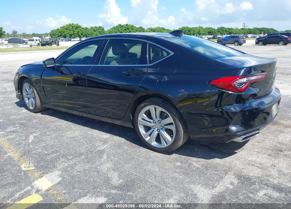 2021 ACURA TLX TECHNOLOGY PACKAGE VIN: 19UUB5F40MA012749