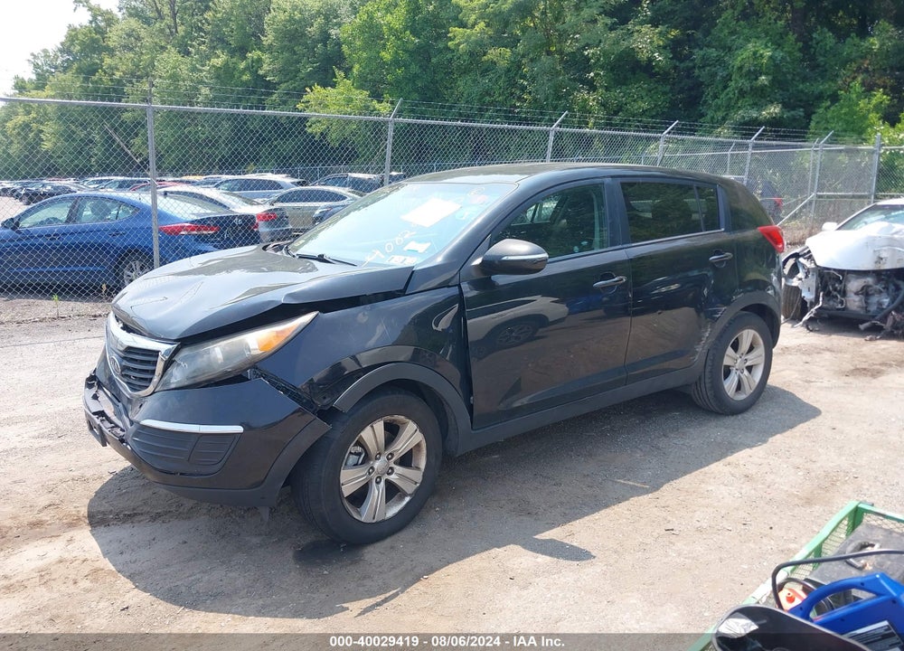 2012 KIA SPORTAGE LX VIN: KNDPB3A27C7290498