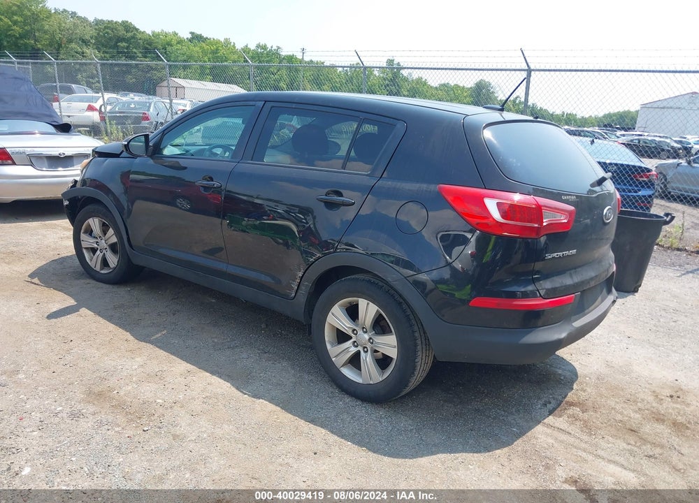 2012 KIA SPORTAGE LX VIN: KNDPB3A27C7290498